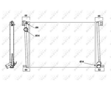 Radiator, engine cooling Economy Class, Image 4