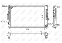 Radiator, engine cooling Economy Class
