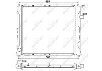 Radiator, engine cooling Economy Class