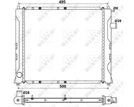 Radiator, engine cooling Economy Class, Image 5