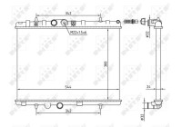 Radiator, engine cooling Economy Class