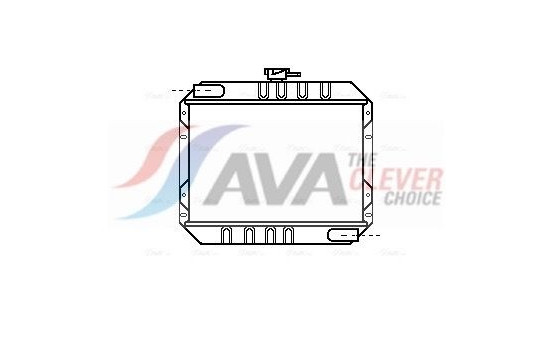 Radiator, engine cooling FD2012 Ava Quality Cooling