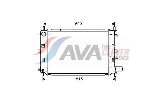 Radiator, engine cooling FD2059 Ava Quality Cooling