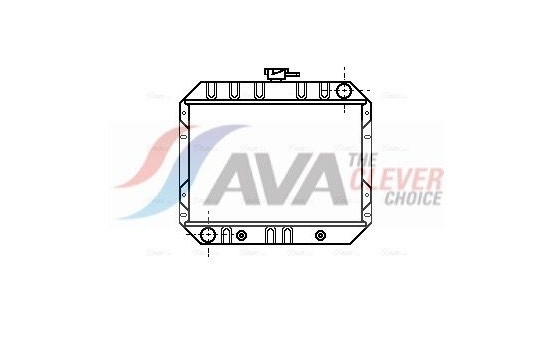 Radiator, engine cooling FD2099 Ava Quality Cooling