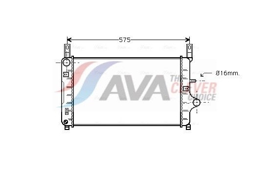 Radiator, engine cooling FD2127 Ava Quality Cooling