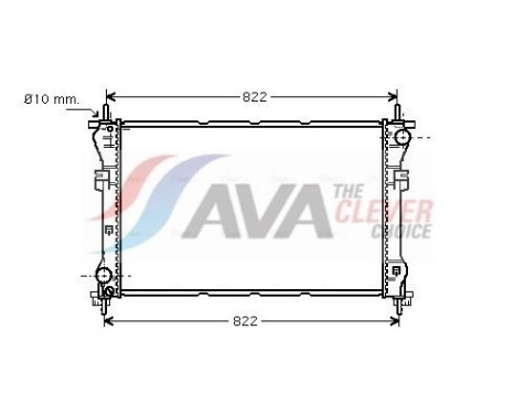 Radiator, engine cooling FD2318 Ava Quality Cooling