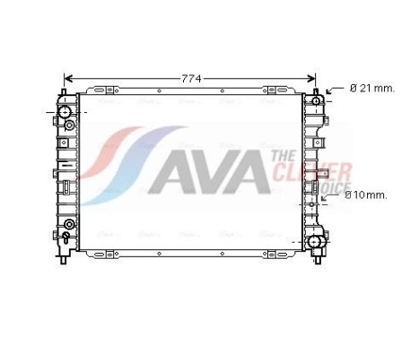 Radiator, engine cooling FD2345 Ava Quality Cooling