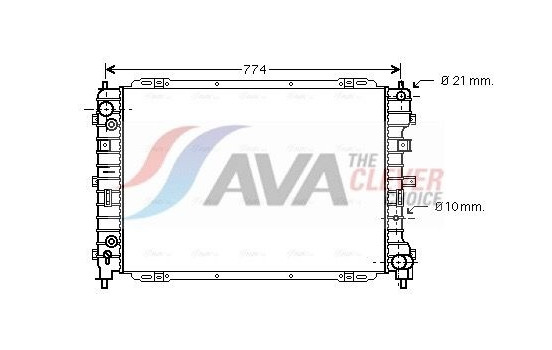 Radiator, engine cooling FD2345 Ava Quality Cooling