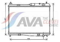 Radiator, engine cooling FD2440 Ava Quality Cooling