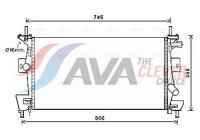 Radiator, engine cooling FD2475 Ava Quality Cooling