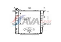 Radiator, engine cooling FD2600 Ava Quality Cooling
