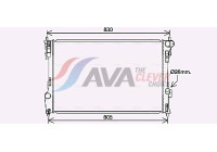 Radiator, engine cooling FD2627 Ava Quality Cooling