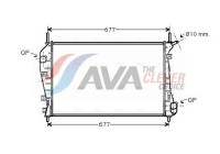 Radiator, engine cooling FDA2337 Ava Quality Cooling
