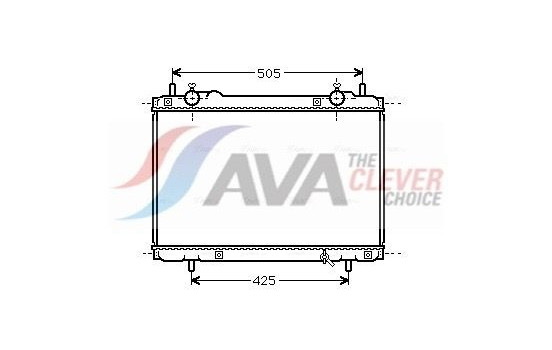 Radiator, engine cooling FT2207 Ava Quality Cooling