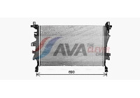 Radiator, engine cooling FT2468 Ava Quality Cooling