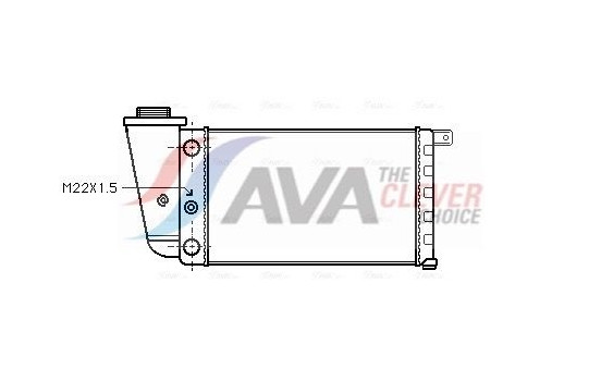 Radiator, engine cooling FTA2097 Ava Quality Cooling