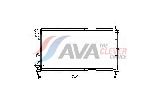Radiator, engine cooling FTA2143 Ava Quality Cooling