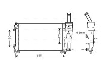 Radiator, engine cooling FTA2297 Ava Quality Cooling