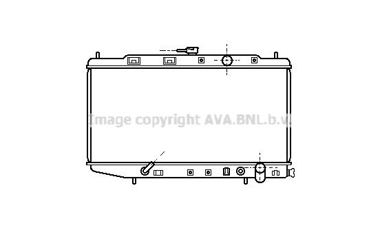 Radiator, engine cooling HD2059 Ava Quality Cooling