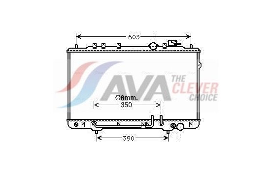 Radiator, engine cooling HY2023 Ava Quality Cooling