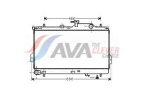 Radiator, engine cooling HY2098 Ava Quality Cooling
