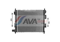 Radiator, engine cooling HY2578 Ava Quality Cooling