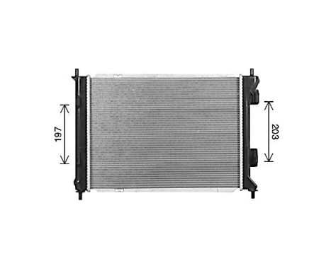 Radiator, engine cooling HY2590 Ava Quality Cooling, Image 2