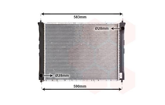 Radiator, engine cooling *** IR PLUS *** 02002068 International Radiators Plus, Image 3