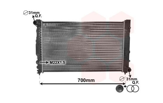 Radiator, engine cooling *** IR PLUS *** 03002124 International Radiators Plus, Image 2