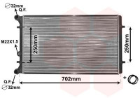 Radiator, engine cooling *** IR PLUS *** 03002155 International Radiators Plus