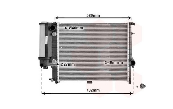 Radiator, engine cooling *** IR PLUS *** 06002122 International Radiators Plus, Image 4