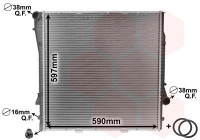 Radiator, engine cooling *** IR PLUS *** 06002275 International Radiators Plus