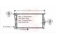 Radiator, engine cooling *** IR PLUS *** 06002293 International Radiators Plus