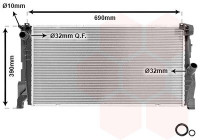 Radiator, engine cooling *** IR PLUS *** 06012701 International Radiators Plus