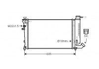 Radiator, engine cooling *** IR PLUS *** 09002108 International Radiators Plus