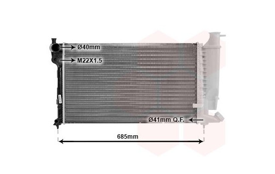 Radiator, engine cooling *** IR PLUS *** 09002114 International Radiators Plus, Image 3
