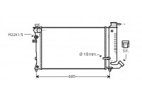 Radiator, engine cooling *** IR PLUS *** 09002121 International Radiators