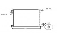 Radiator, engine cooling *** IR PLUS *** 09002137 International Radiators Plus