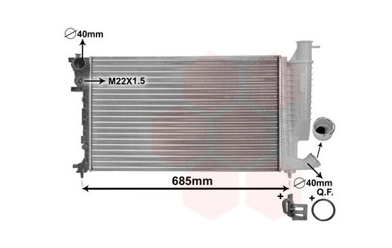 Radiator, engine cooling *** IR PLUS *** 09002155 International Radiators Plus, Image 3
