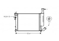 Radiator, engine cooling *** IR PLUS *** 09002167 International Radiators Plus