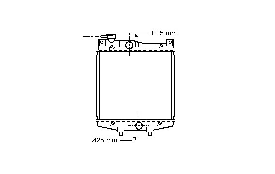 Radiator, engine cooling *** IR PLUS *** 11002034 International Radiators Plus
