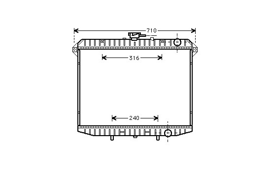 Radiator, engine cooling *** IR PLUS *** 13002143 International Radiators