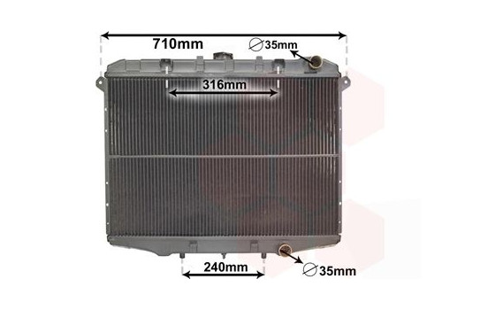 Radiator, engine cooling *** IR PLUS *** 13002143 International Radiators, Image 2