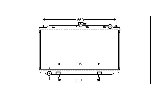 Radiator, engine cooling *** IR PLUS *** 13002216 International Radiators Plus