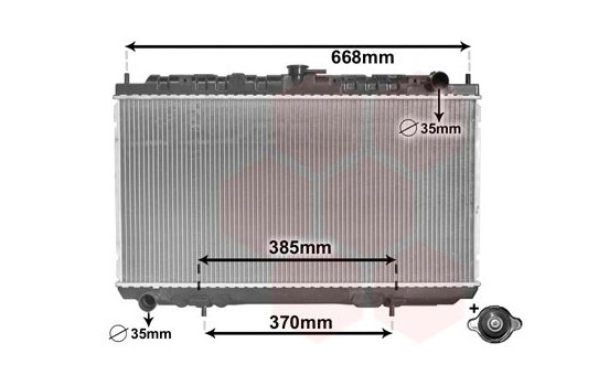Radiator, engine cooling *** IR PLUS *** 13002216 International Radiators Plus, Image 3