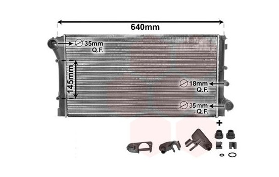 Radiator, engine cooling *** IR PLUS *** 17002292 International Radiators Plus, Image 3