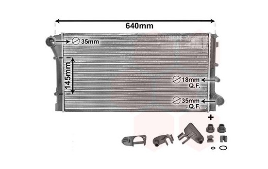 Radiator, engine cooling *** IR PLUS *** 17002295 International Radiators Plus, Image 3