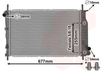 Radiator, engine cooling *** IR PLUS *** 18002197 International Radiators Plus