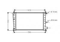 Radiator, engine cooling *** IR PLUS *** 18002217 International Radiators Plus