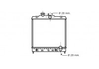 Radiator, engine cooling *** IR PLUS *** 25002069 International Radiators Plus